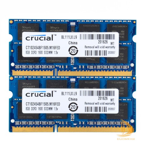 Crucial 8gb 2rx8 - crucial, 2x