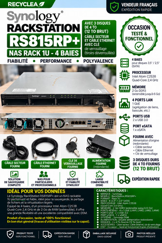 Synology rs815rp nas - rs815rp+,